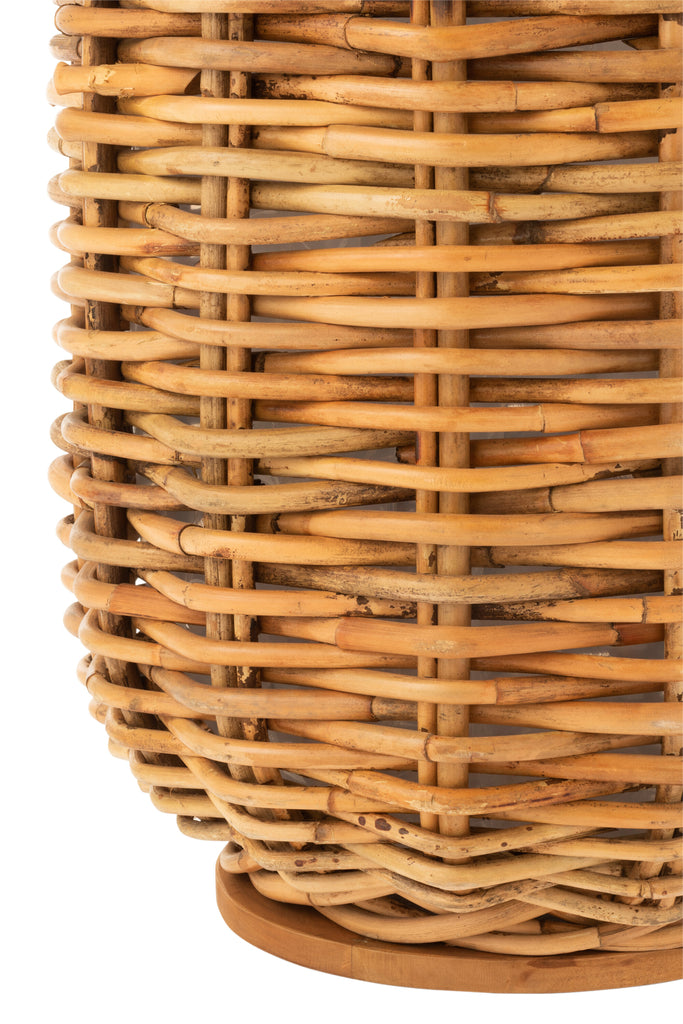 Bloempot Rotan Honing Geel Extra Groot
