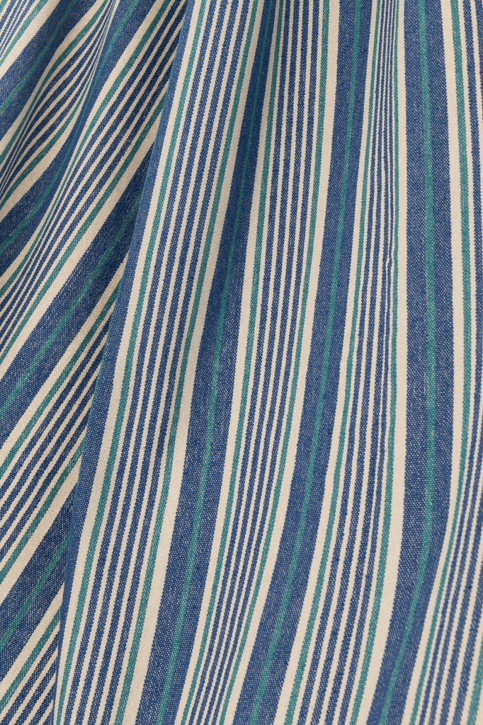 Hangmat Strepen Katoen/Polyester Blauw/Wit