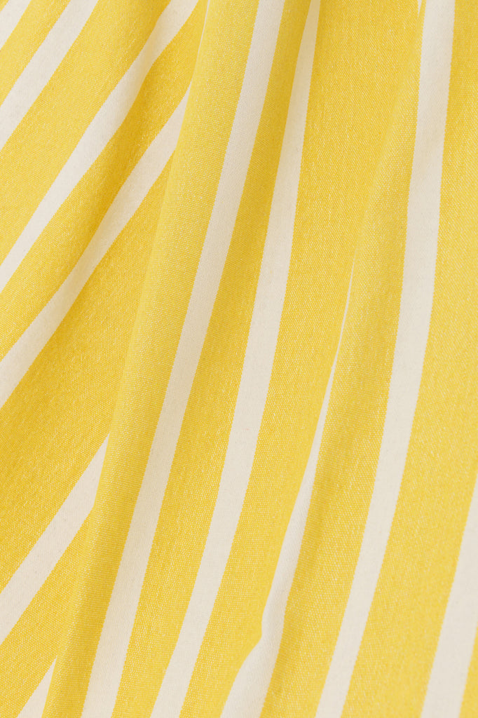 Hangmat Strepen Katoen/Polyester Fel Geel/Wit