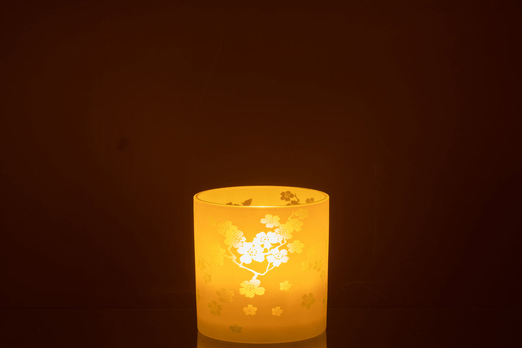 Stormlamp Flowers Glass Green Large