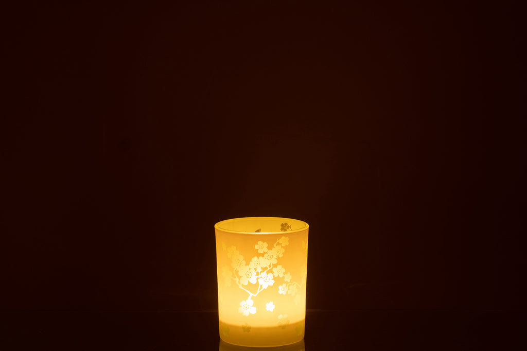 Stormlamp Flowers Glass Green Medium