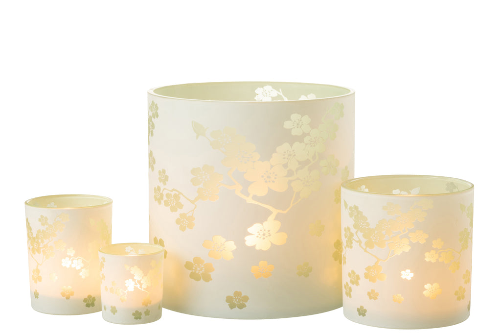 Stormlamp Flowers Glass Green Extra Large