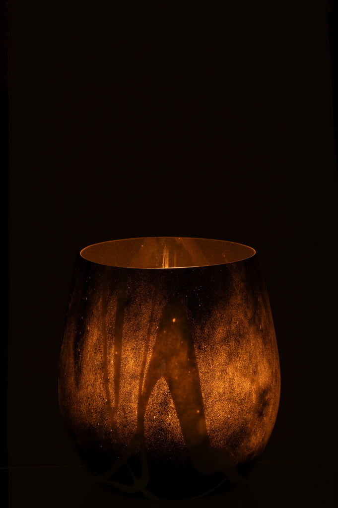 Stormlamp Smoke Effect Glass Black/White