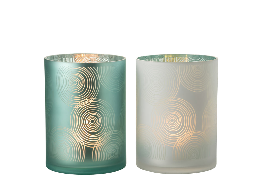 Stormglas met spiralen, mix Extra Groot Assortiment Van 2