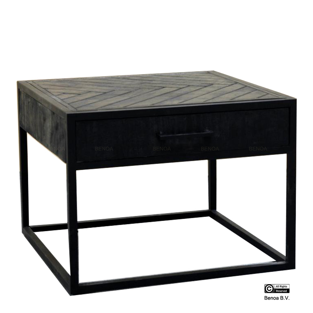 Jax 1 lade salontafel zwart 60