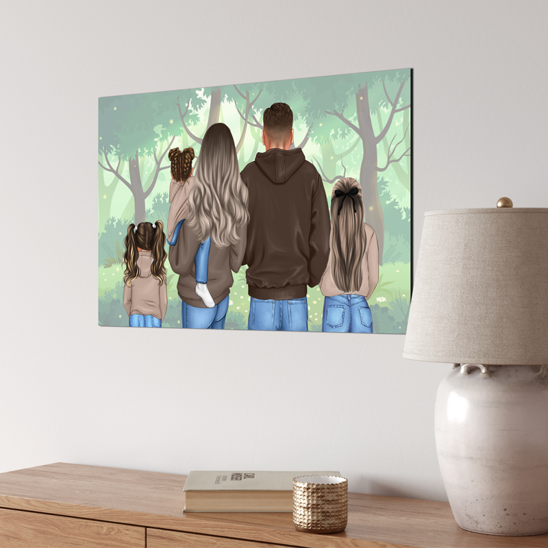 Label2X Familieportret modern woonaccessoires homedecoratie