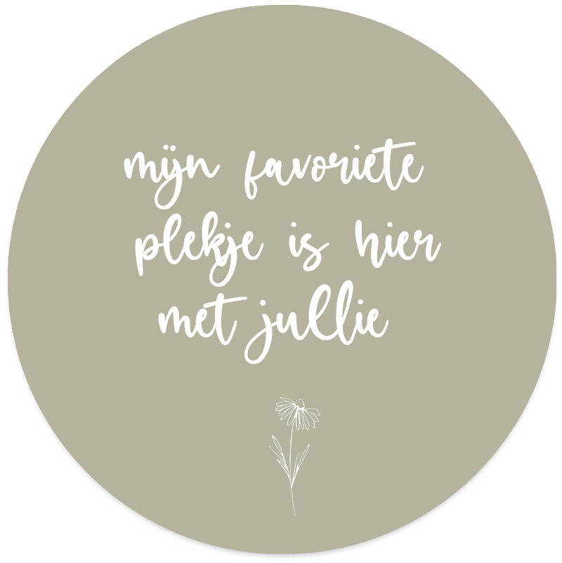 Label2X Mijn favoriete plekje 20 cm beschadigd woonaccessoires homedecoratie