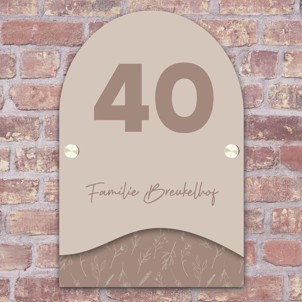 Label2X Naambordje arch Naambordje arch dubbel luxe woonaccessoires homedecoratie