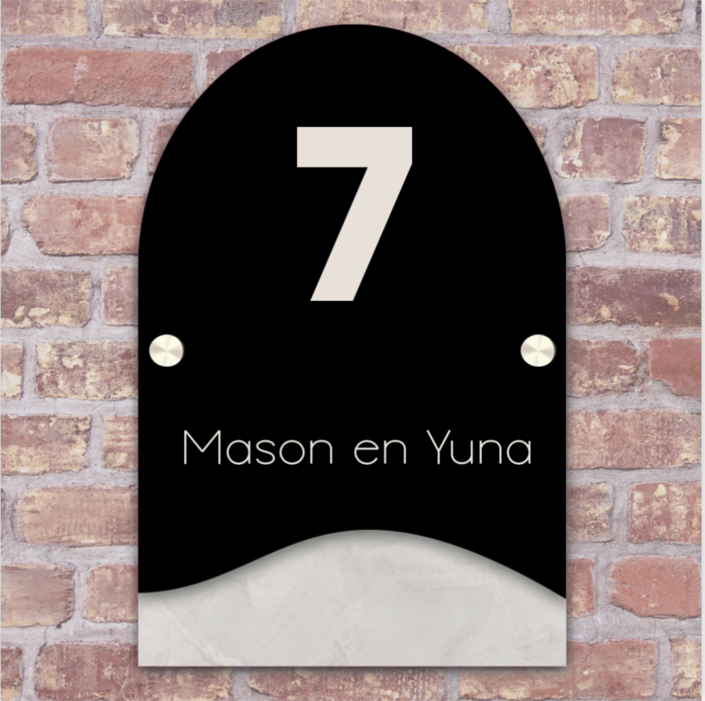 Label2X Naambordje arch Naambordje arch dubbel luxe woonaccessoires homedecoratie