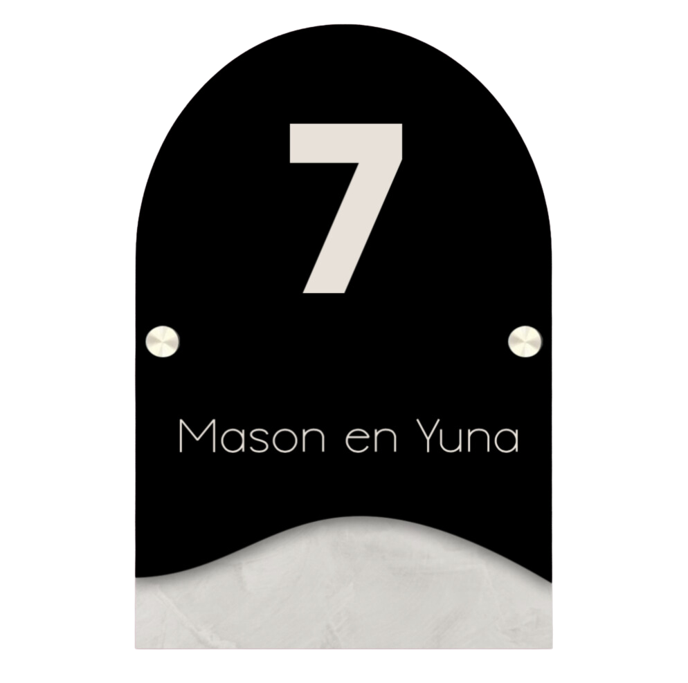 Label2X Naambordje arch Naambordje arch dubbel luxe woonaccessoires homedecoratie