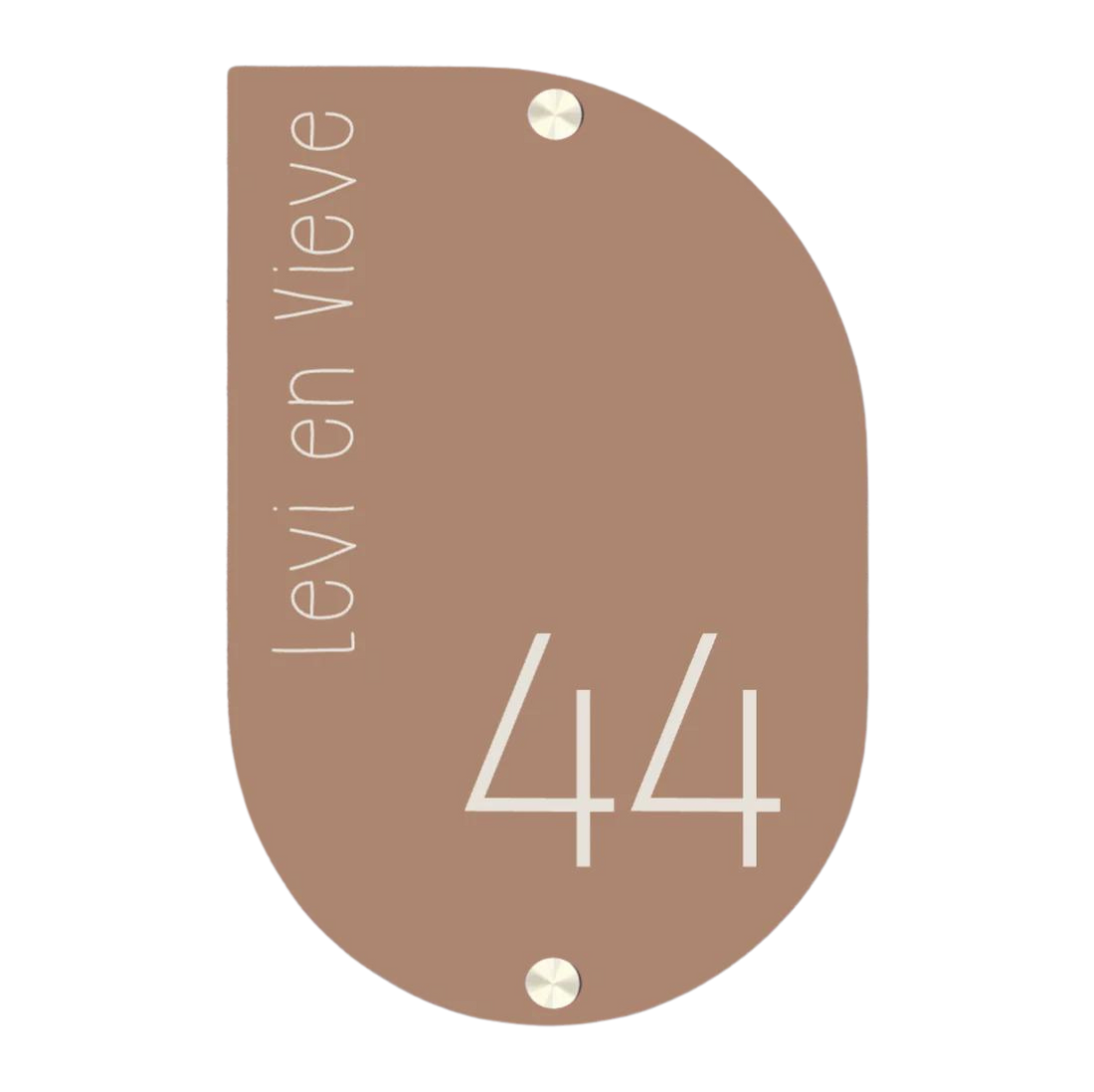 Label2X Naambordje scandi Naambordje voordeur scandi clay woonaccessoires homedecoratie