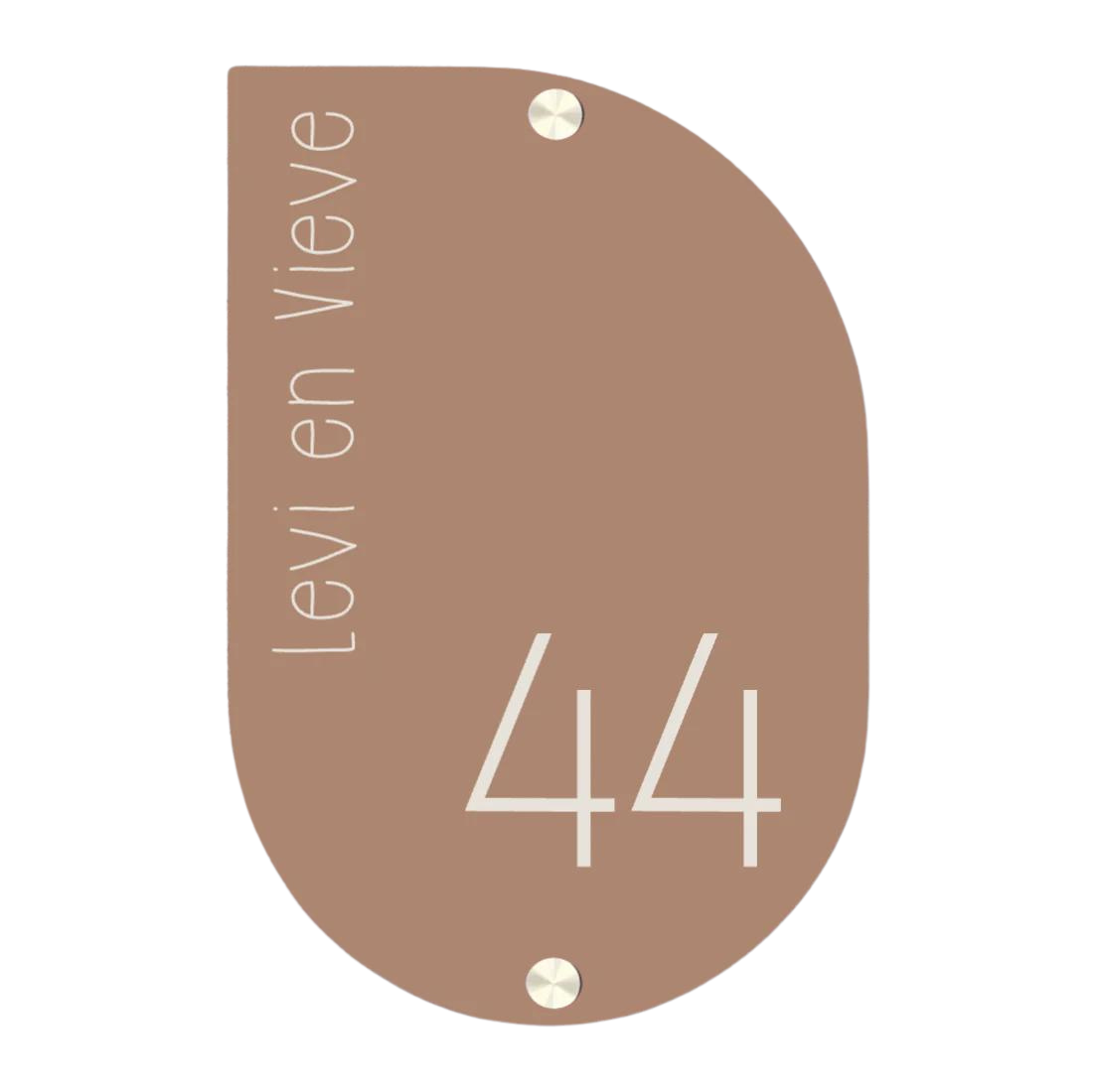 Label2X Naambordje scandi Naambordje voordeur scandi clay woonaccessoires homedecoratie