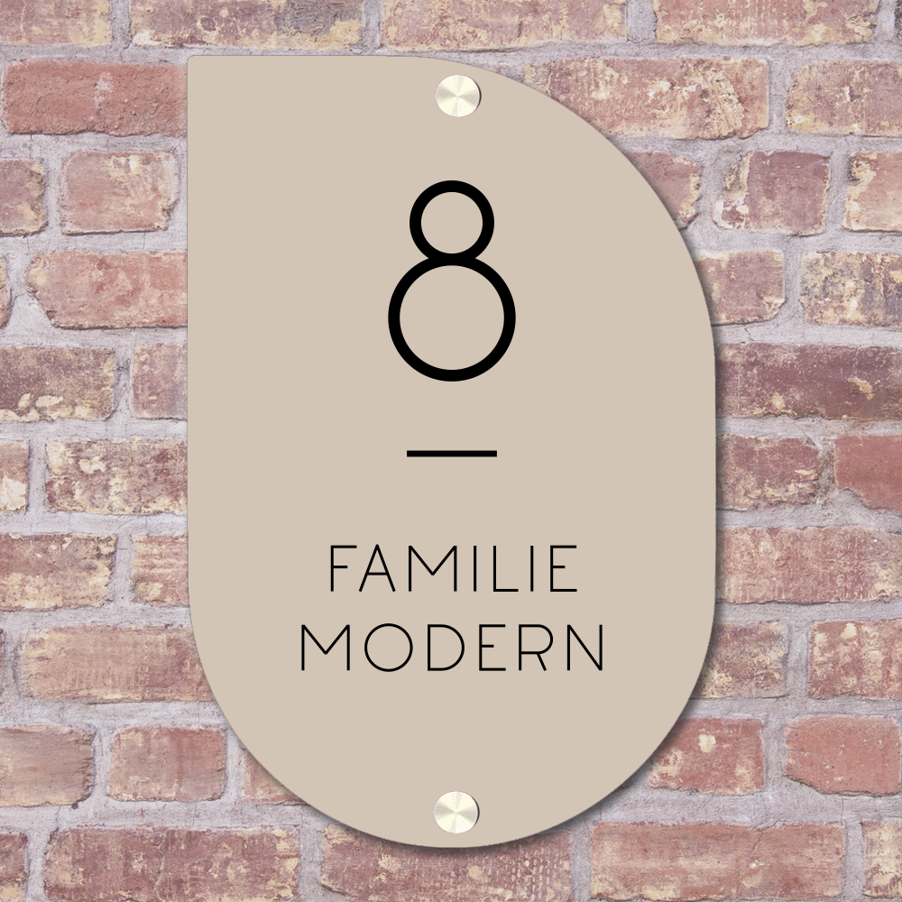 Label2X Naambordje scandi Naambordje voordeur scandi modern woonaccessoires homedecoratie