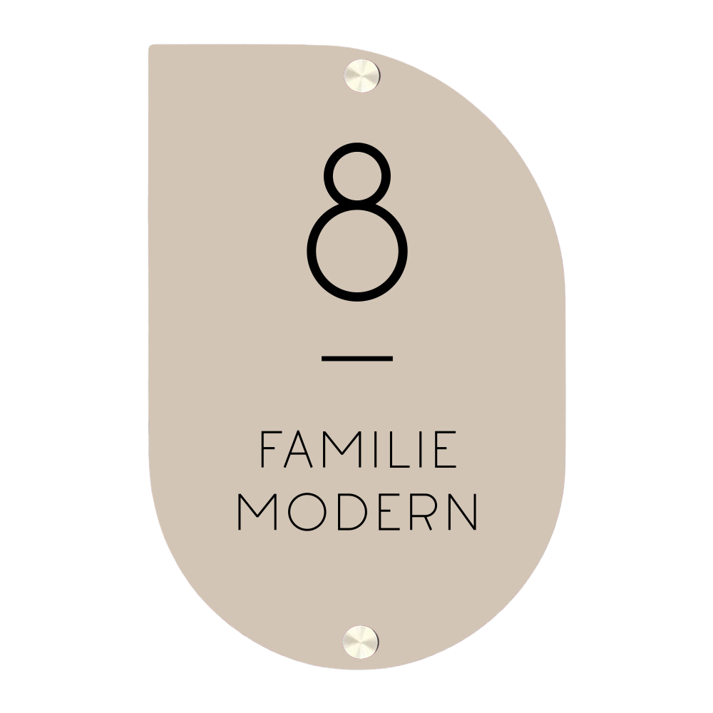 Label2X Naambordje scandi Naambordje voordeur scandi modern woonaccessoires homedecoratie