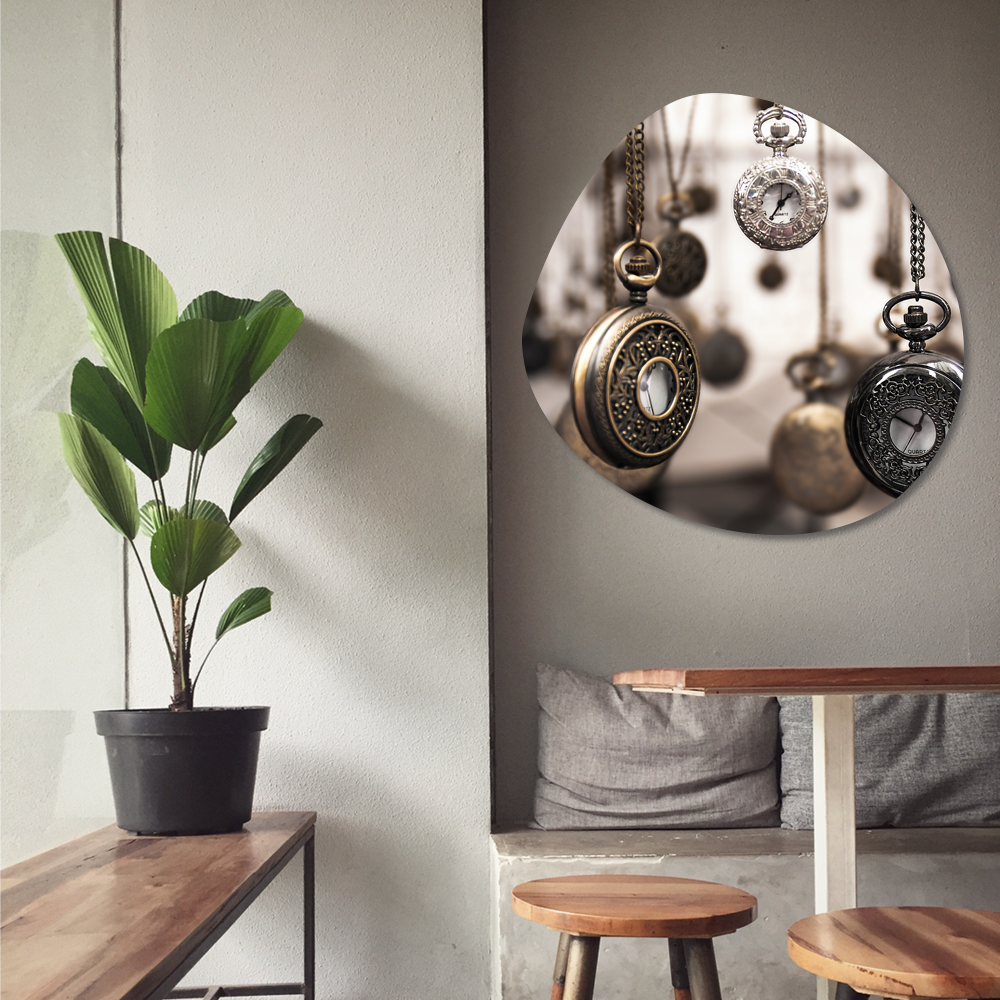 Label2X Muurvorm organisch Organische vorm time woonaccessoires homedecoratie