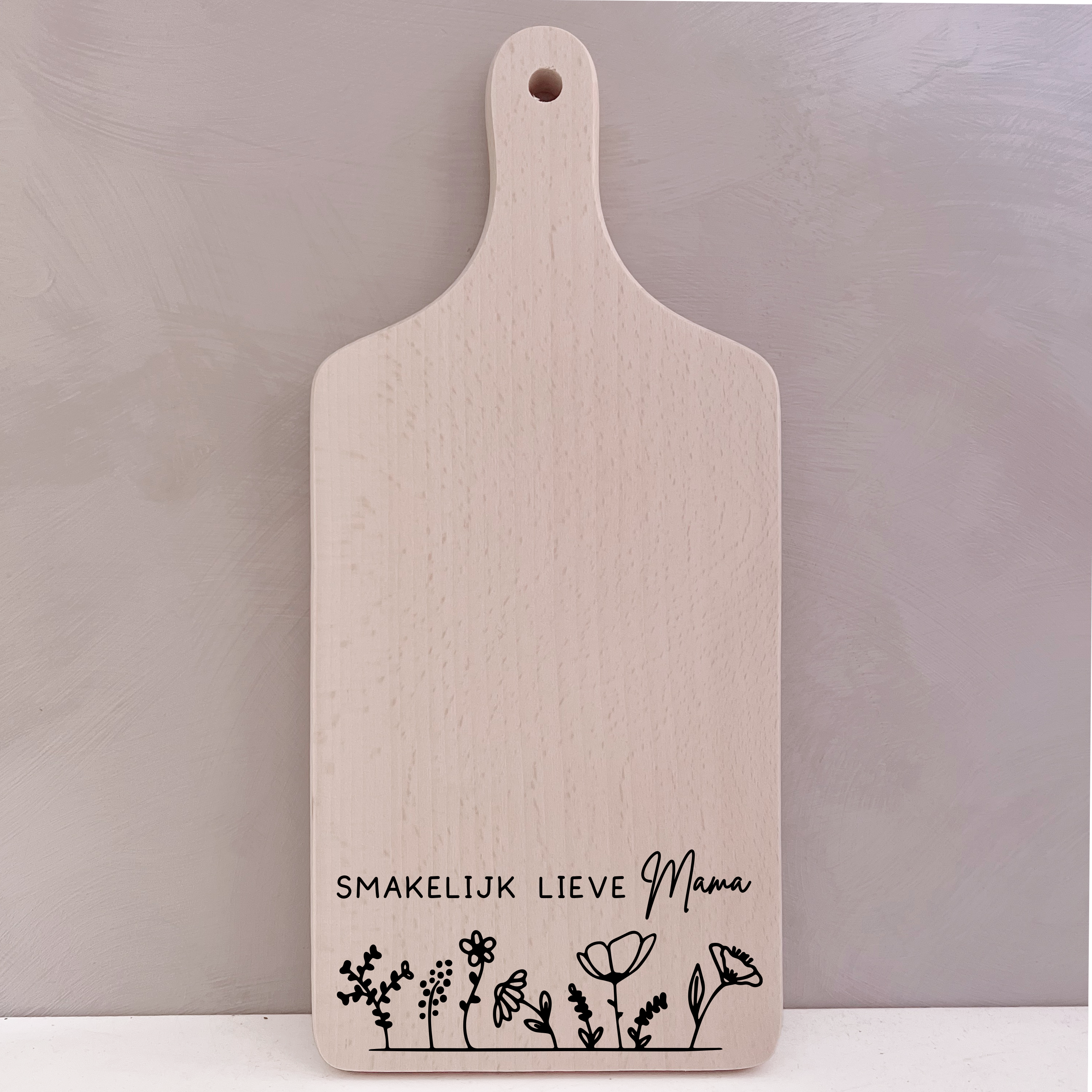 Label2X Plankje smakelijk lieve mama verticaal woonaccessoires homedecoratie