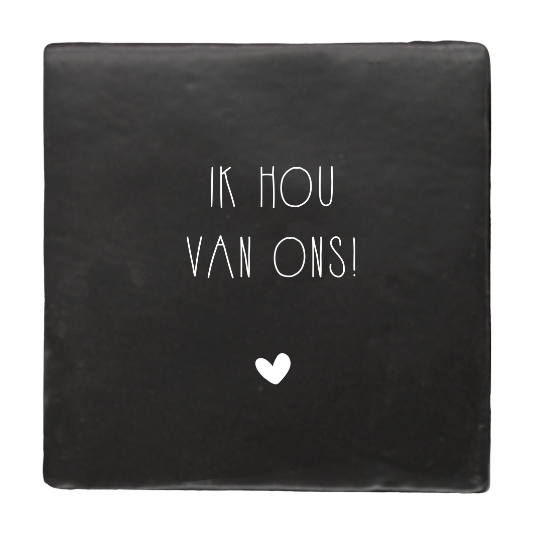 Label2X Tegeltje | Ik hou van ons woonaccessoires homedecoratie