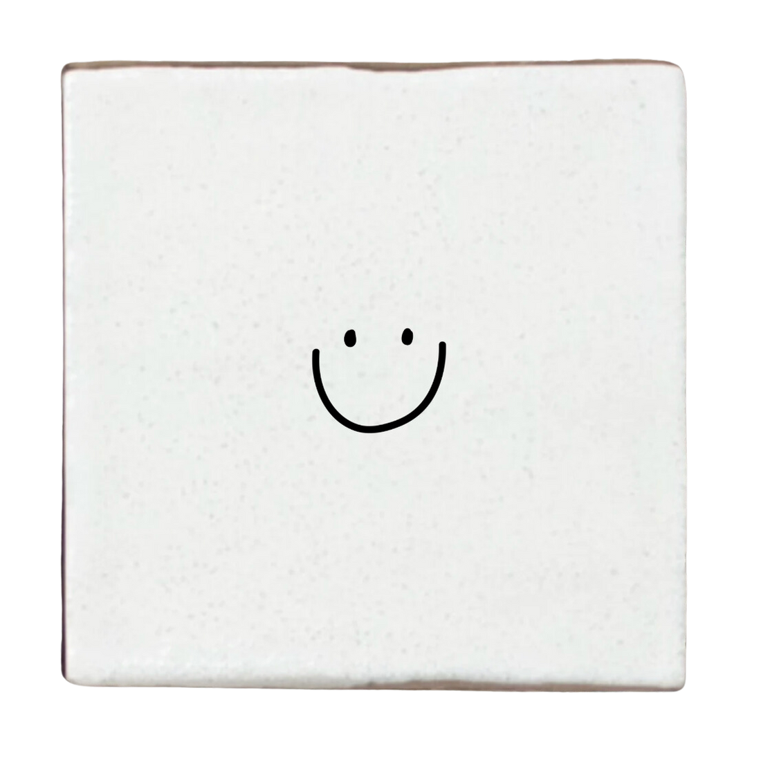 Label2X Tegeltje met smiley woonaccessoires homedecoratie