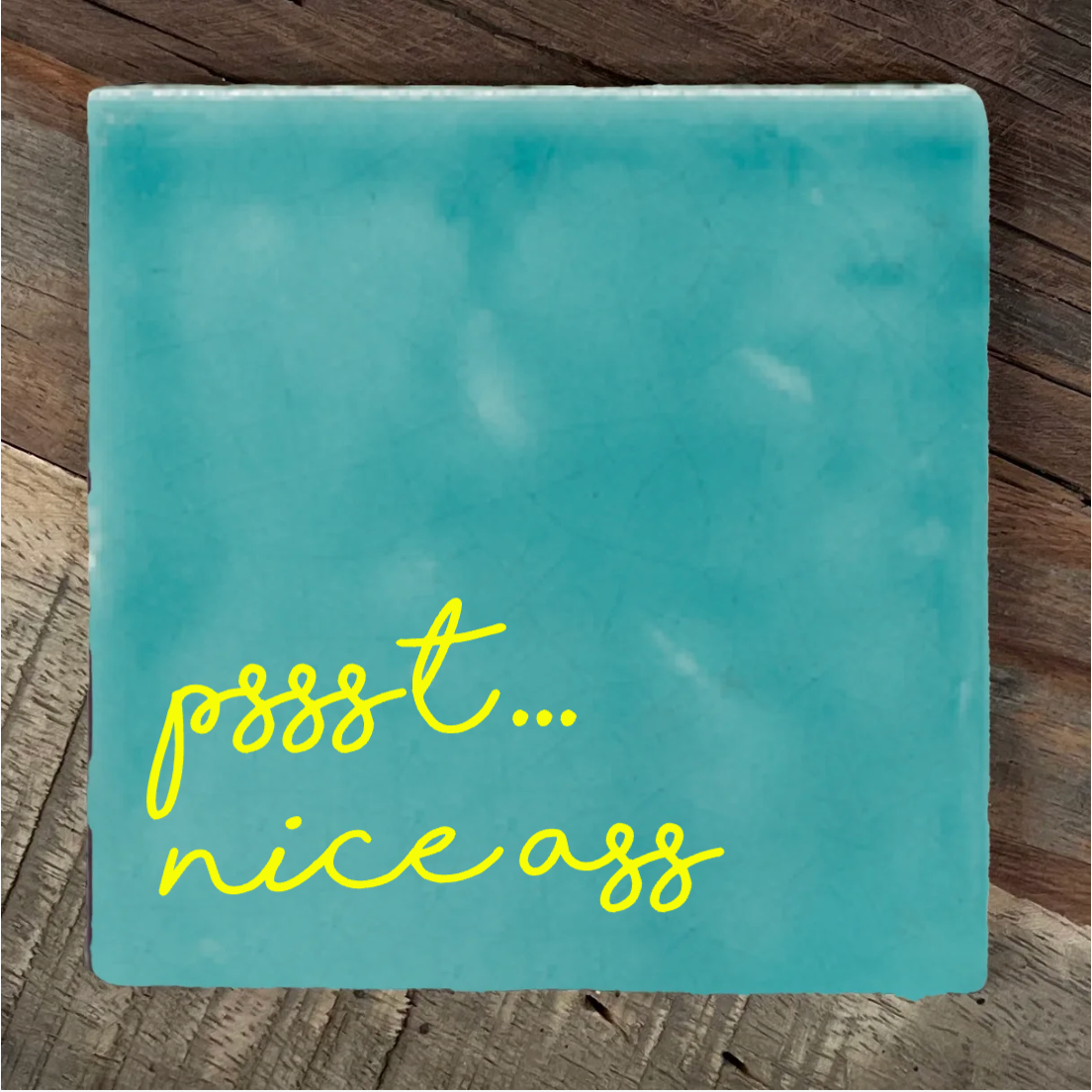 Label2X Tegeltje pssst nice ass woonaccessoires homedecoratie