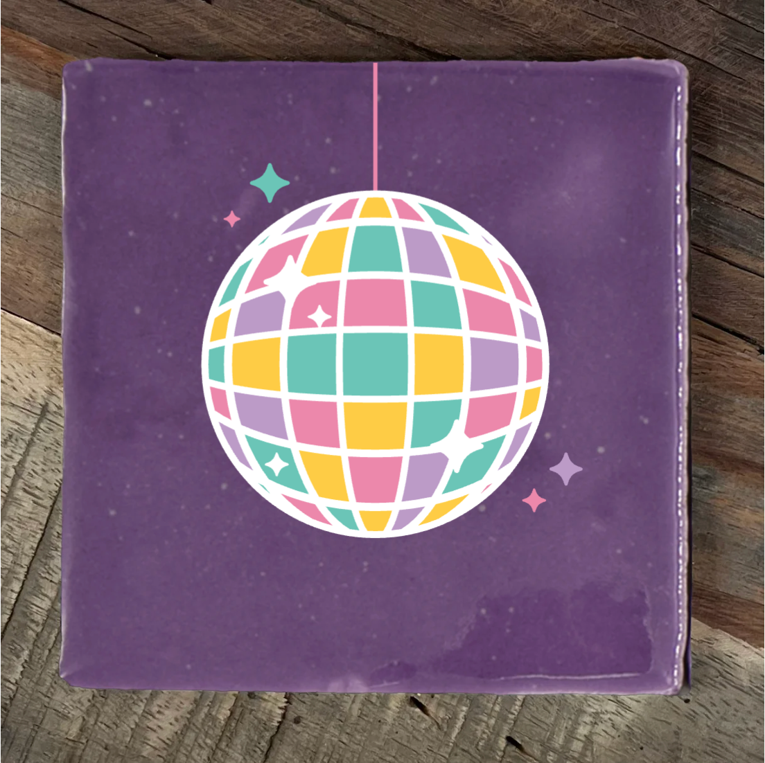 Label2X Tegeltje retro woonaccessoires homedecoratie