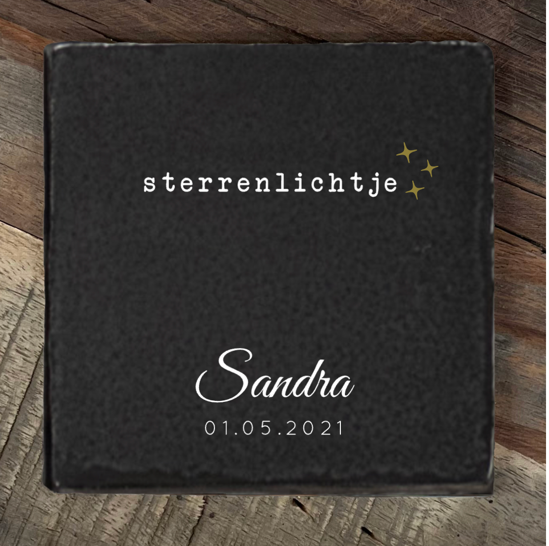 Label2X Tegeltje sterrenlichtje woonaccessoires homedecoratie