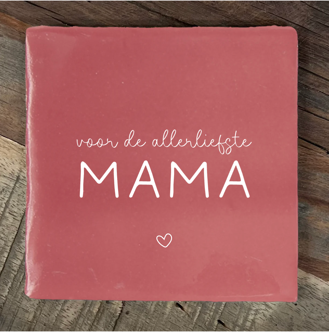 Label2X Tegeltje voor de allerliefste mama woonaccessoires homedecoratie