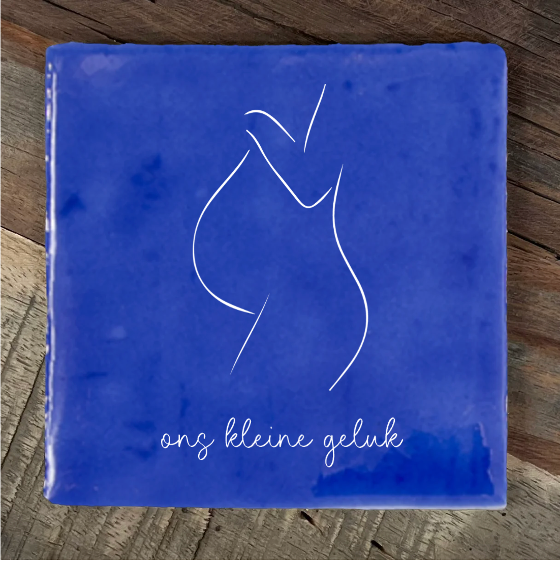 Label2X Tegeltje zwanger! woonaccessoires homedecoratie