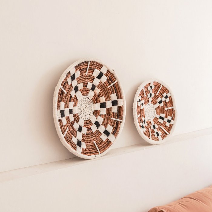 Label2X Tuincirkel wand wit zwart woonaccessoires homedecoratie