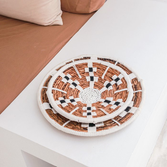 Label2X Tuincirkel wand wit zwart woonaccessoires homedecoratie