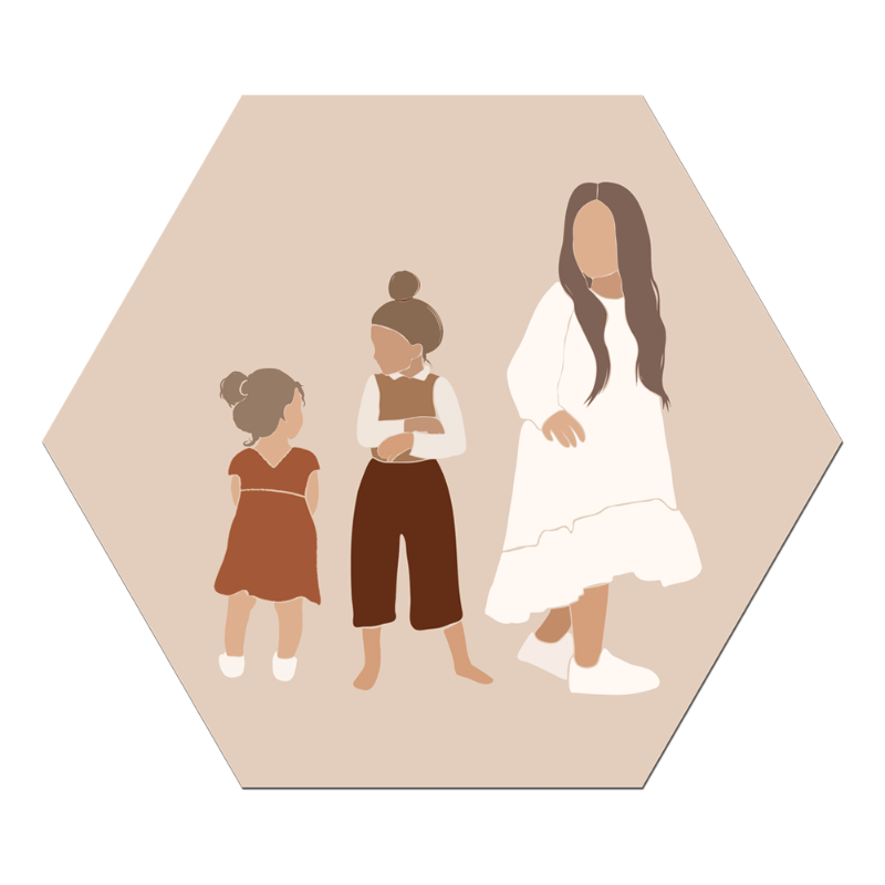 Label2X Wallart Wallart abstract kids