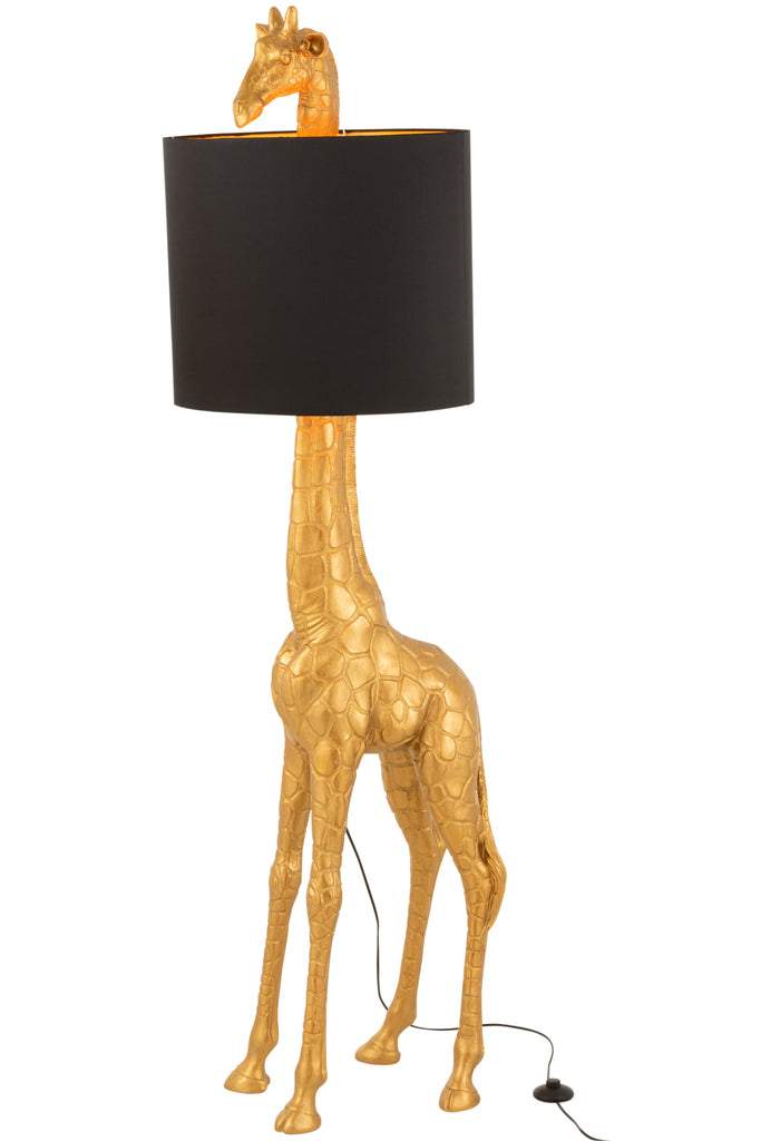 Lamp Giraffe Poly Goud