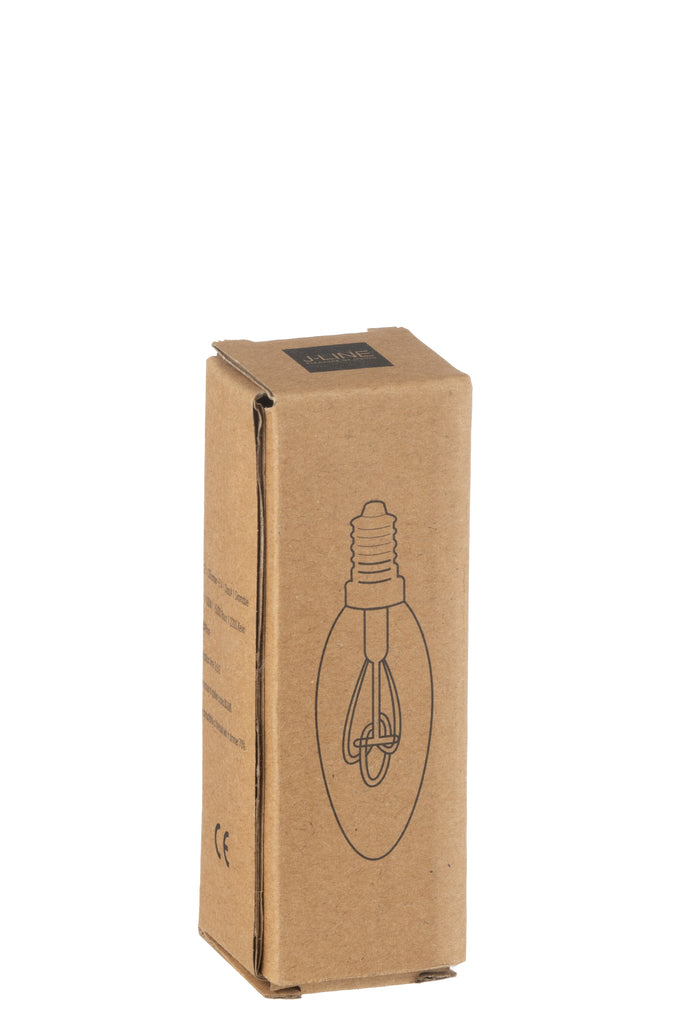 Ledlamp Amber C35 3 lussen E14