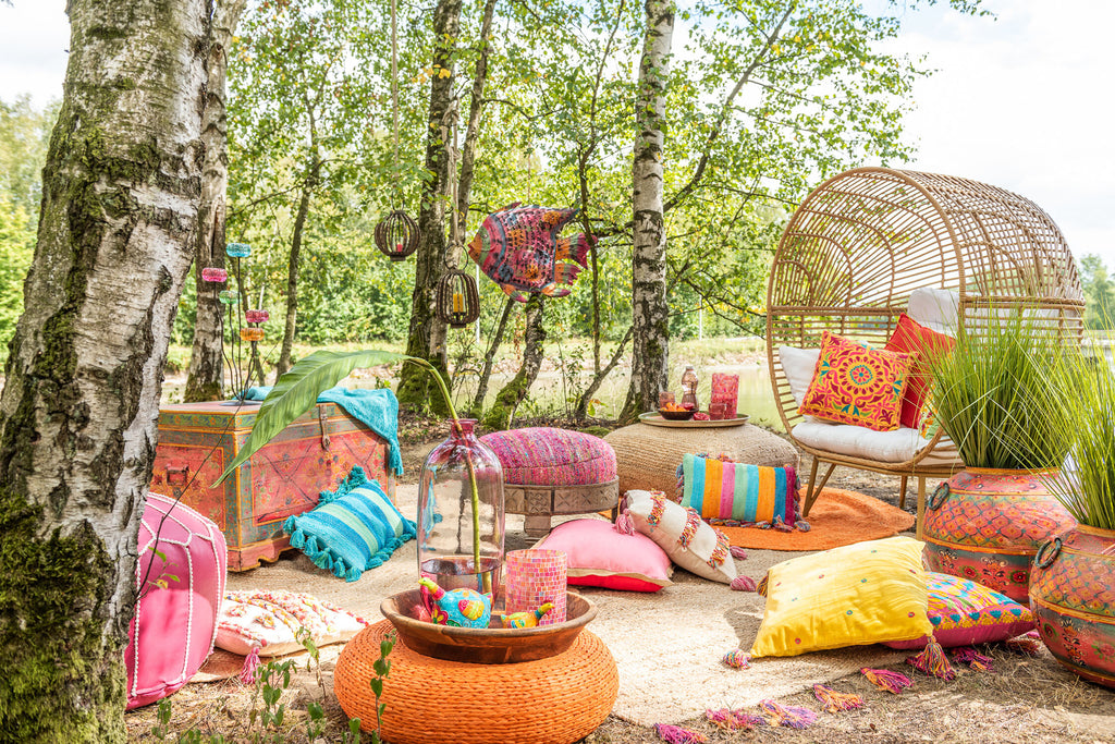 Lounge stoel Ovaal Staal Natuurlijk