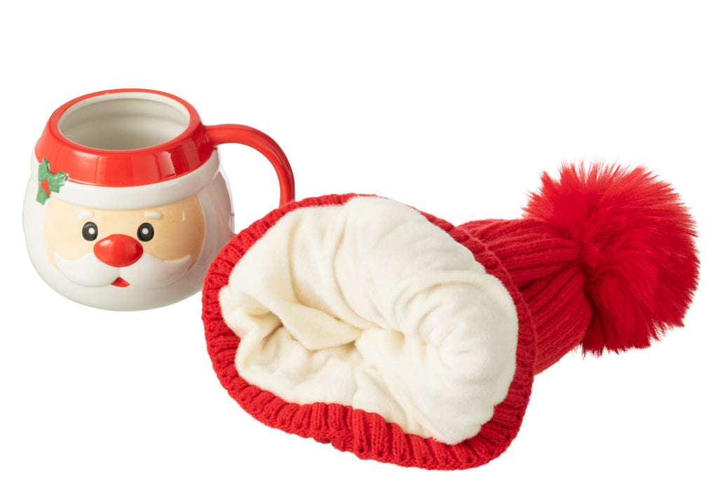 Mok+Muts Kerstman In Geschenkdoos Keramiek Mix