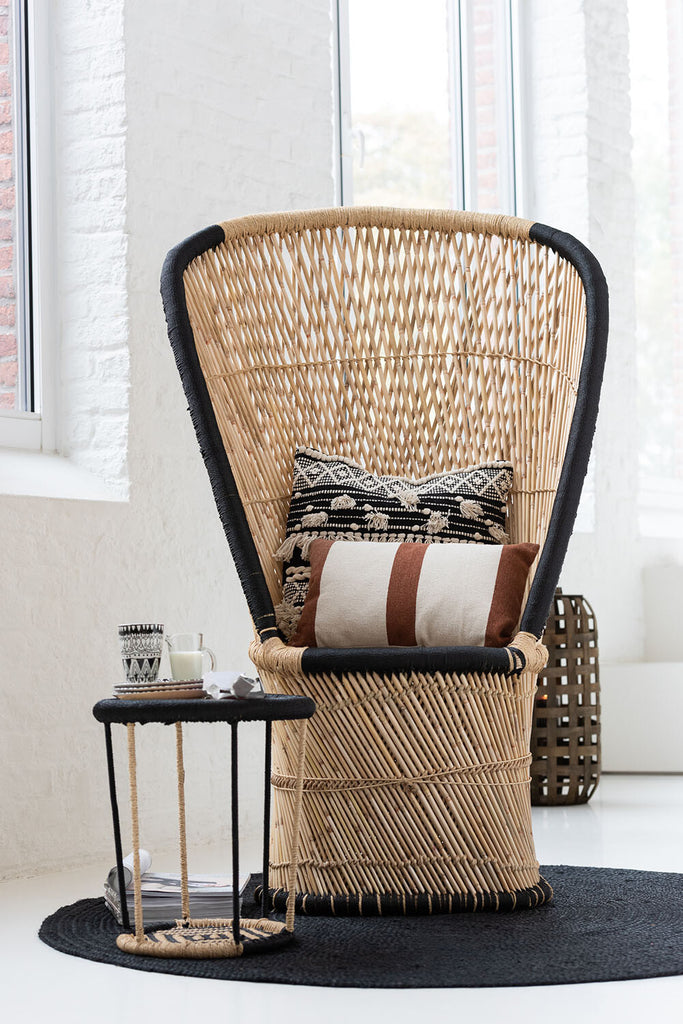 Mok Monochrome Boho Keramiek Zwart/Wit