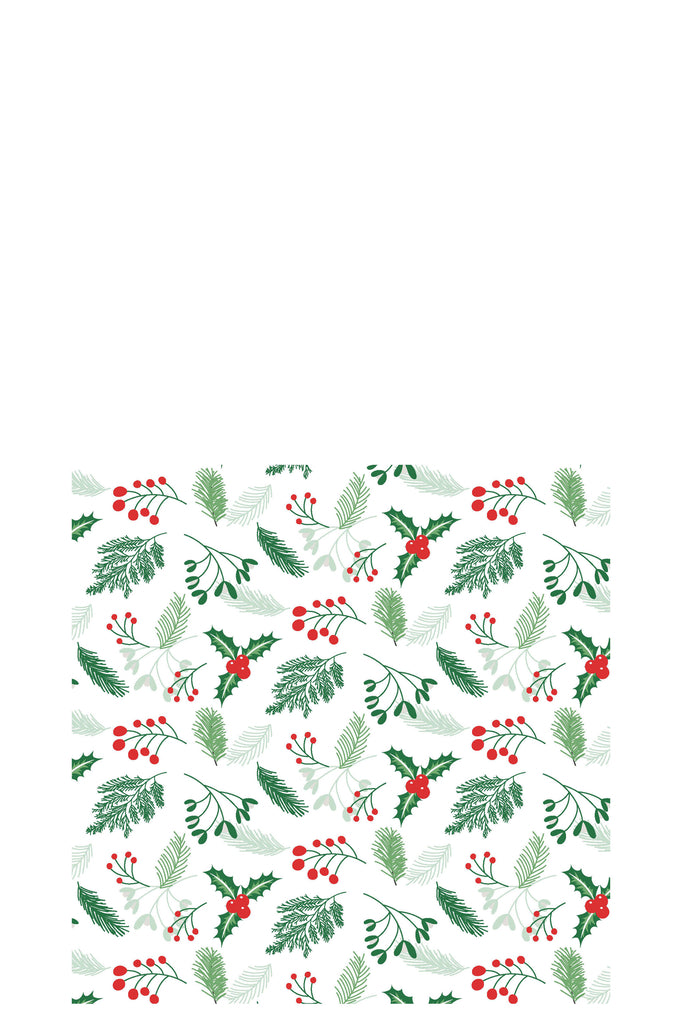 Vertaal Pakket 20 Servetten Kerstbladeren Papier Mix Groot.
