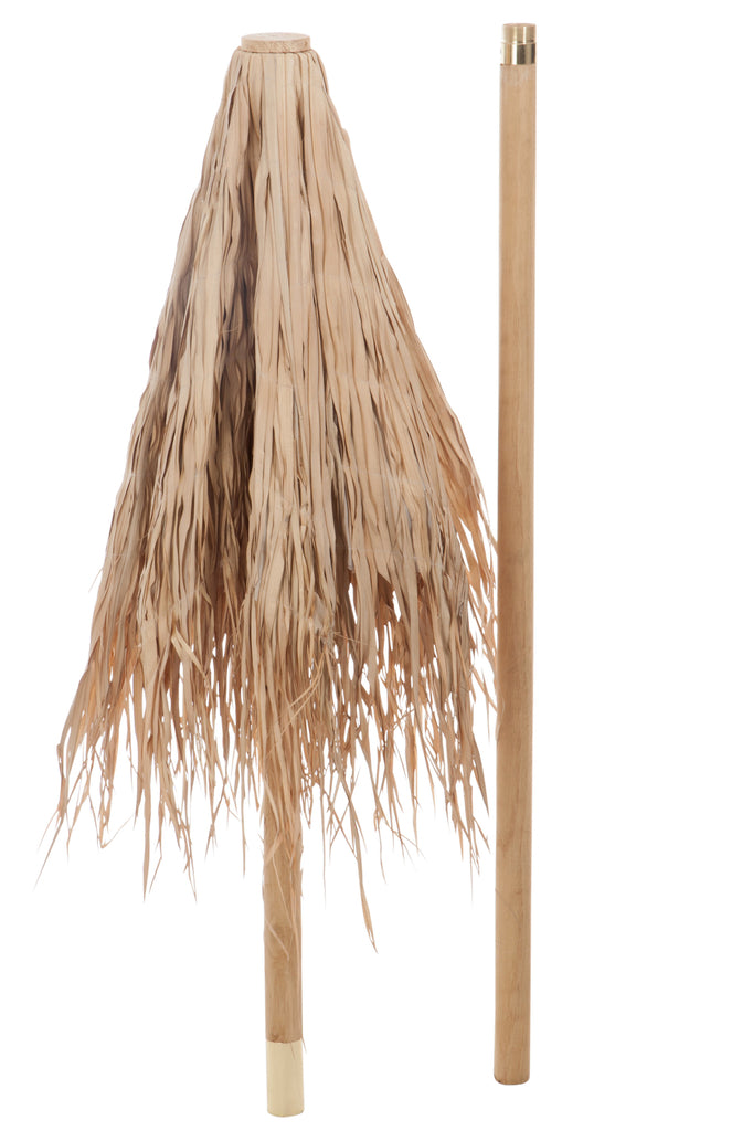 Parasol, stro Natuurlijk Klein