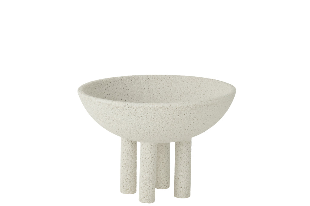 Plaat Decoratief Maris Cement Wit Groot