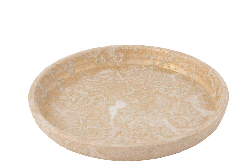 Bord Bloempot Terra Ros - Goud