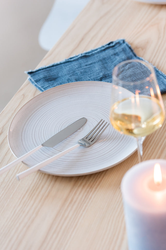 Plaat Noa Keramiek Wit Middelgroot