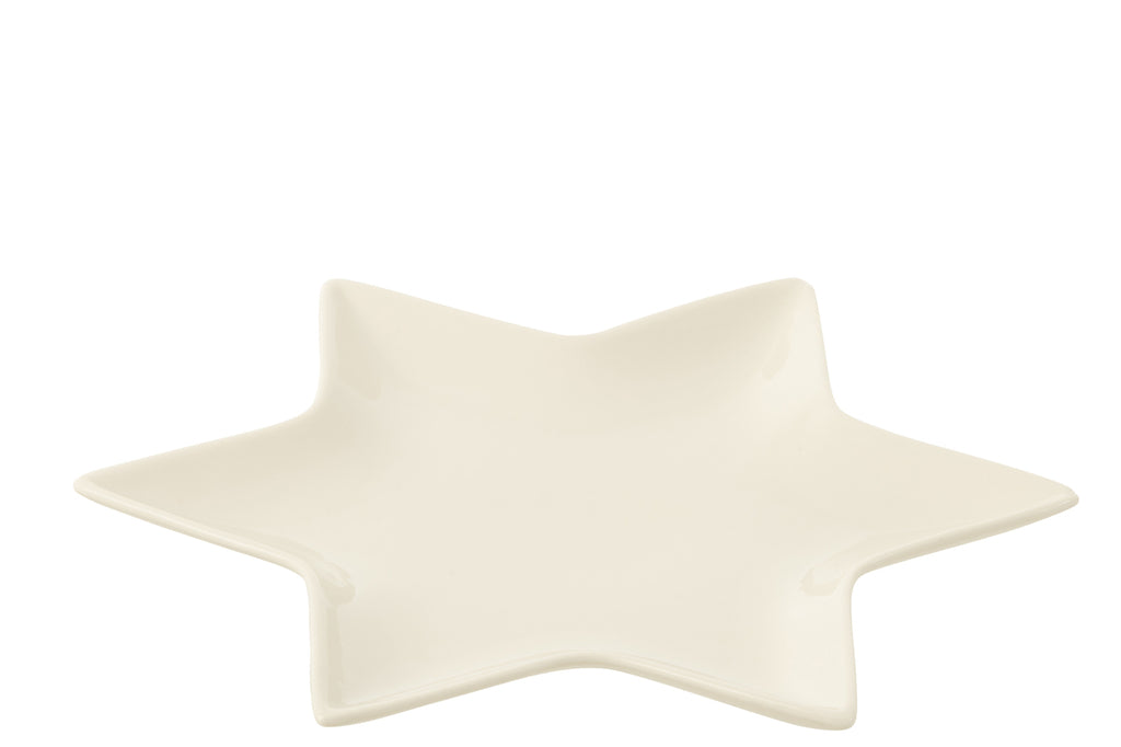 J-Line Bord Ster Porselein