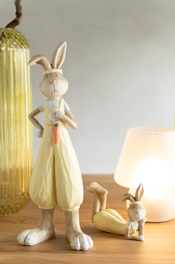 Rabbit Laying Poly Mix Assortment Of 2