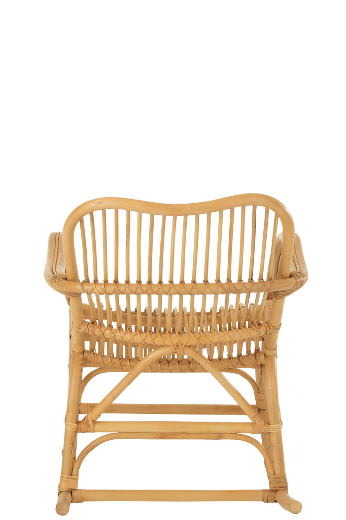 Schommelstoel Winand Rotan Natuurlijk