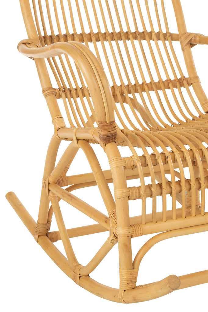 Schommelstoel Winand Rotan Natuurlijk