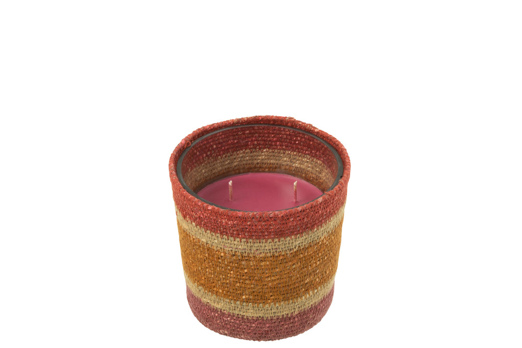 Geurkaarsmand Was Bordeaux Klein-45 Uur