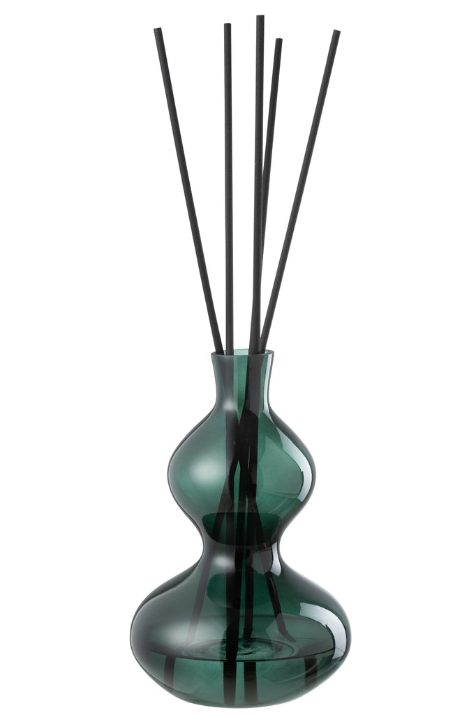 Geurolie Cederbries Glas Donkergroen Groot