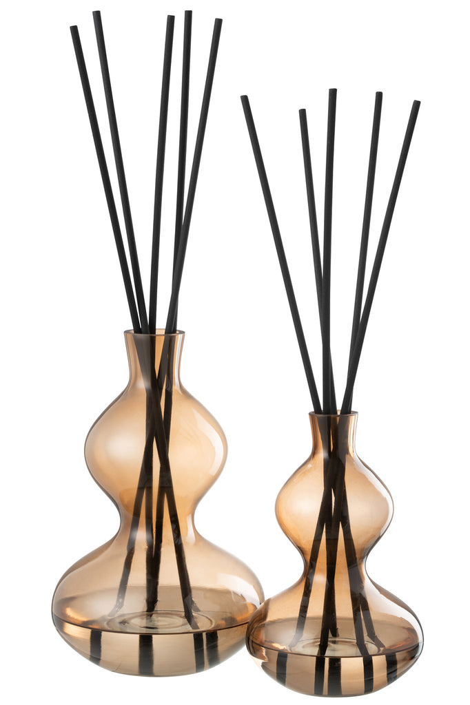 Geurolie Noords Vetiver Glas Amber Groot