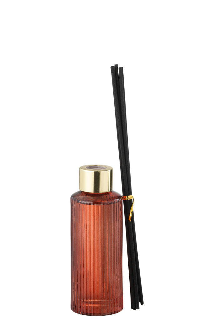 Geurolie Olijf & Wierook Glas Rood Klein