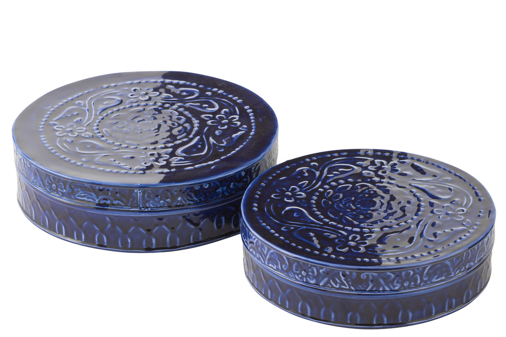 Set van 2 Box Nag Iron Blauw