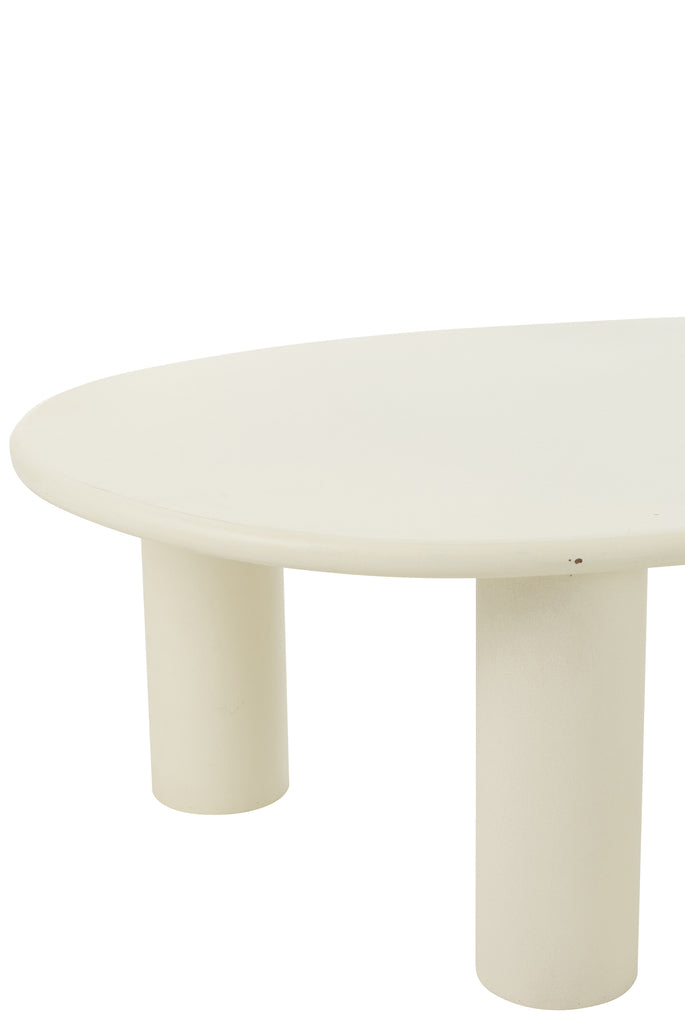 Bijzettafel Bali Mdf/Pvc Wit Groot